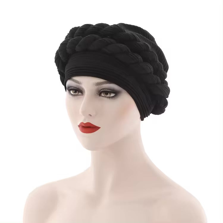 Double Braid Halo Turban